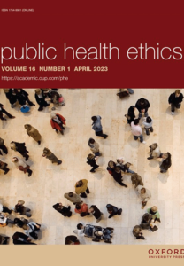 Public Health Ethics cover